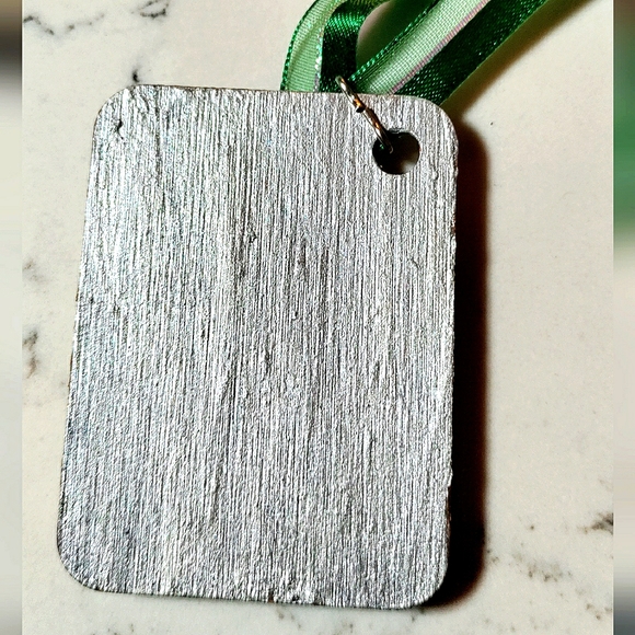 HAPPY HOLIDAYS New (Set of 2) Handcrafted Ornaments/Bag Tags/Keychains! G.B. Man - Picture 3 of 7